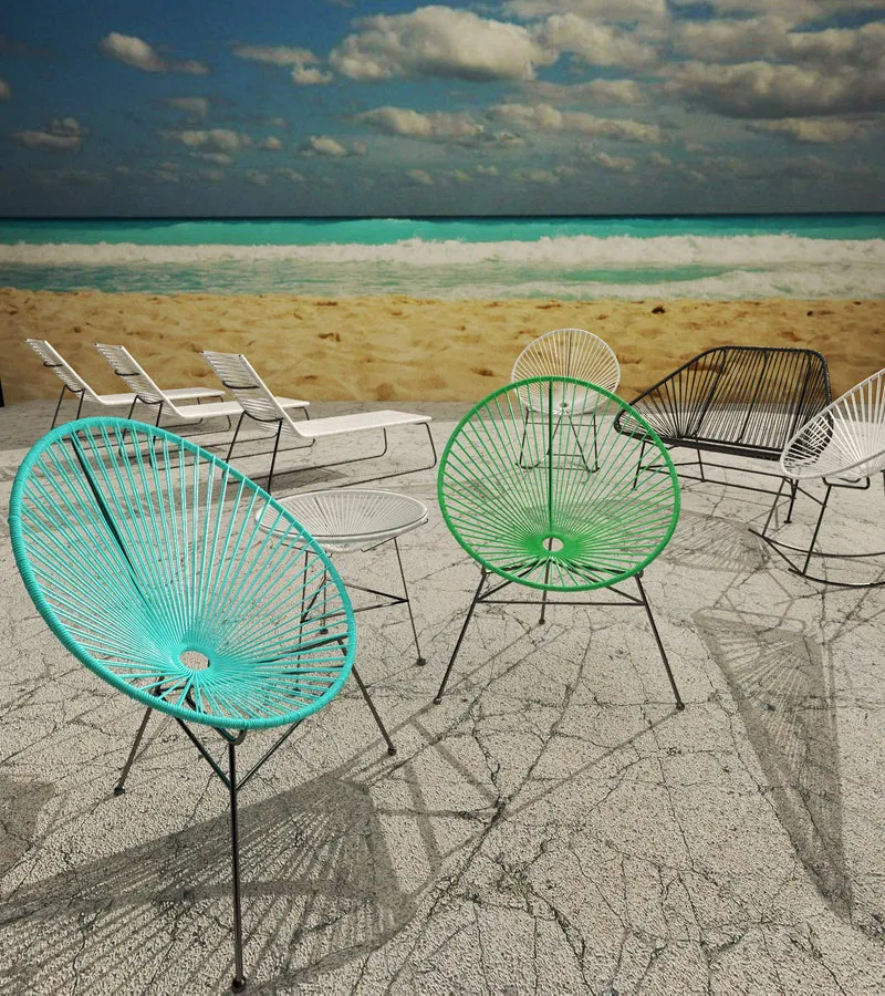 EUROSILLA Acapulco - Fauteuil de Conception pour Jardin, Vert, 70 x 83 x 88 cm