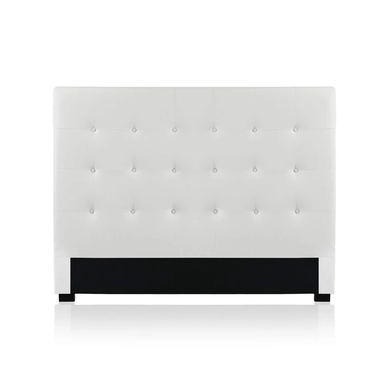 Intense Déco - Tête de lit capitonnée Premium 160cm Blanc