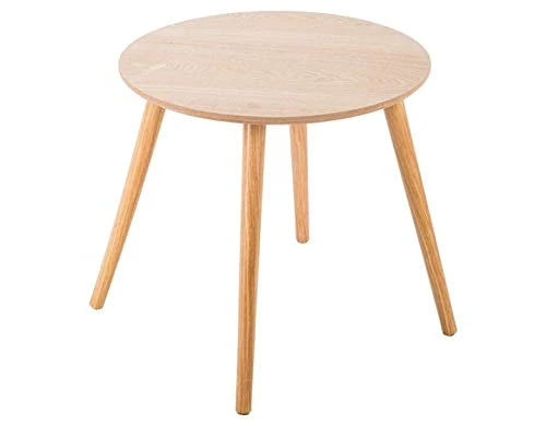 Atmosphera - Lot de 3 Tables à café Rondes en Bois mileo