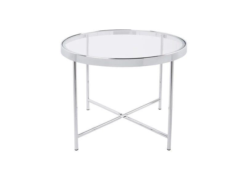 Leitmotiv Smooth Table, Verre, Transparent, Taille uniq