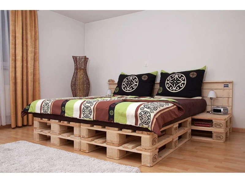 Schroth Home Paloma Palette Meubles Lit Double de Haute qualité Meubles Palettes