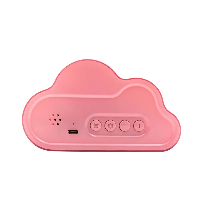 Digitaler Wecker Wolke Rose