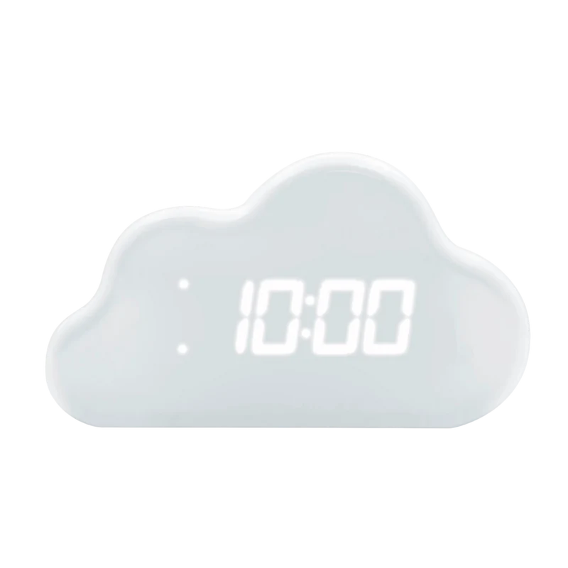Digitaler Wecker Wolke White