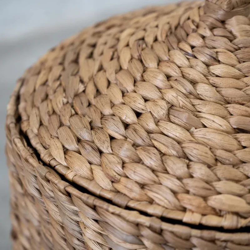 Water Hyacinth Basket | Ø35x35cm