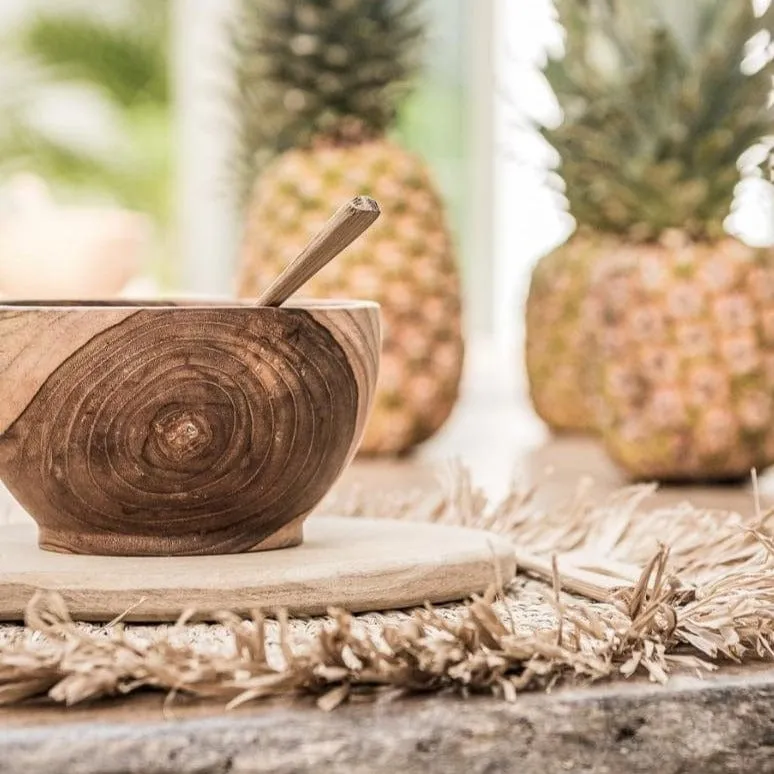 Teak Wooden Bowl | 15cm