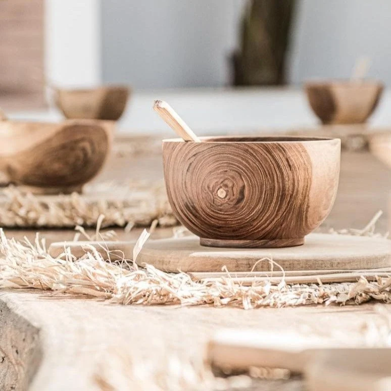 Teak Wooden Bowl | 15cm
