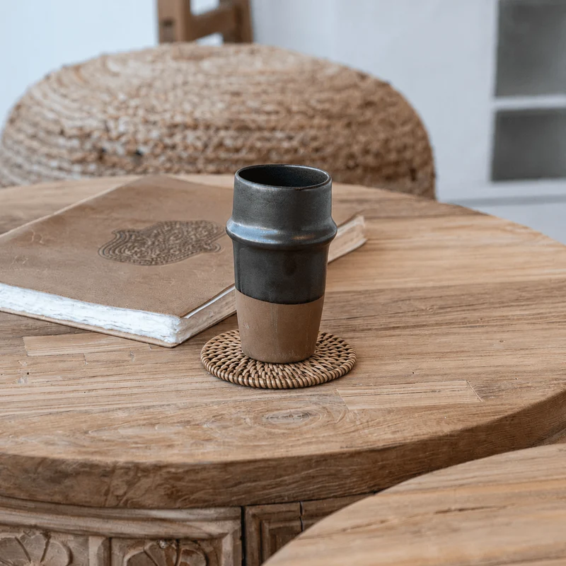 Natural Rattan Coasters | Set of 6