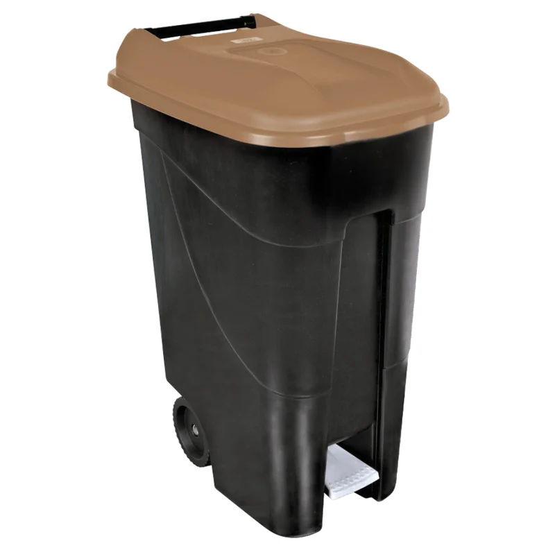 Conteneur à déchets 80L série GO Jaune Brun