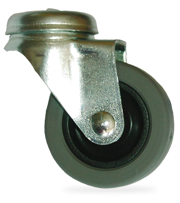 Roulette de rechange pour poubelle inox