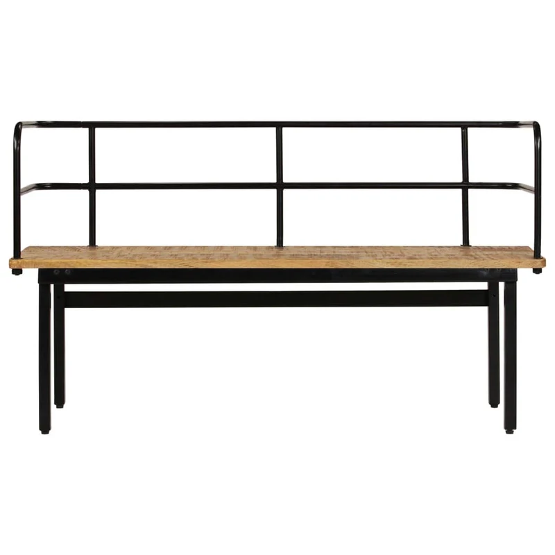 Tidyard Banc de Jardin | Banc Exterieur 120 x 40 x 70 cm | Banc Bois de Manguier Massif