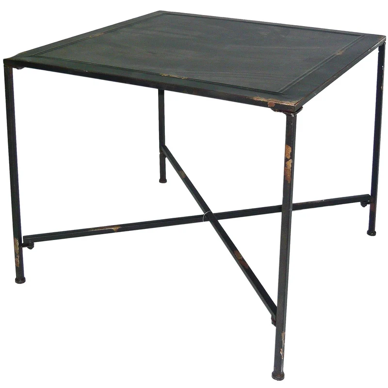 Better & Best Table d'appoint pour côté du canapé, métal, Noir, 60 x 60 x 52 cm