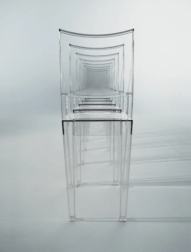 Kartell 4850/B4 LA MARIE Chaise lot de 2, transparent