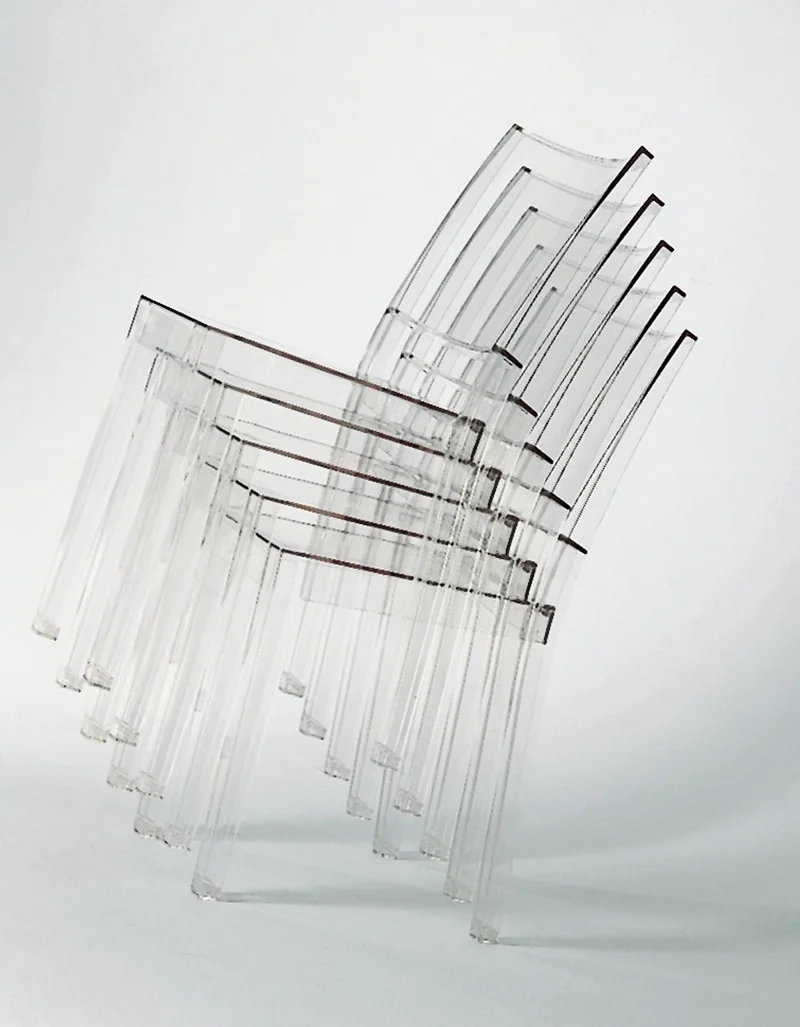 Kartell 4850/B4 LA MARIE Chaise lot de 2, transparent