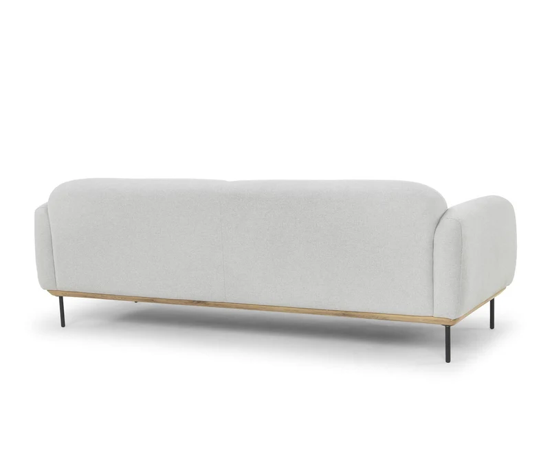 Marque Amazon - Movian Blankan - Canapé 3 places, 228 x 87 x 78 cm, Gris clair