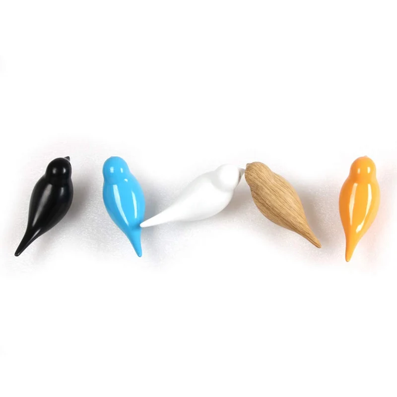 Crafteam Lot de 5 Crochets en résine pour Manteau d'oiseau Rustique pour décoration Murale