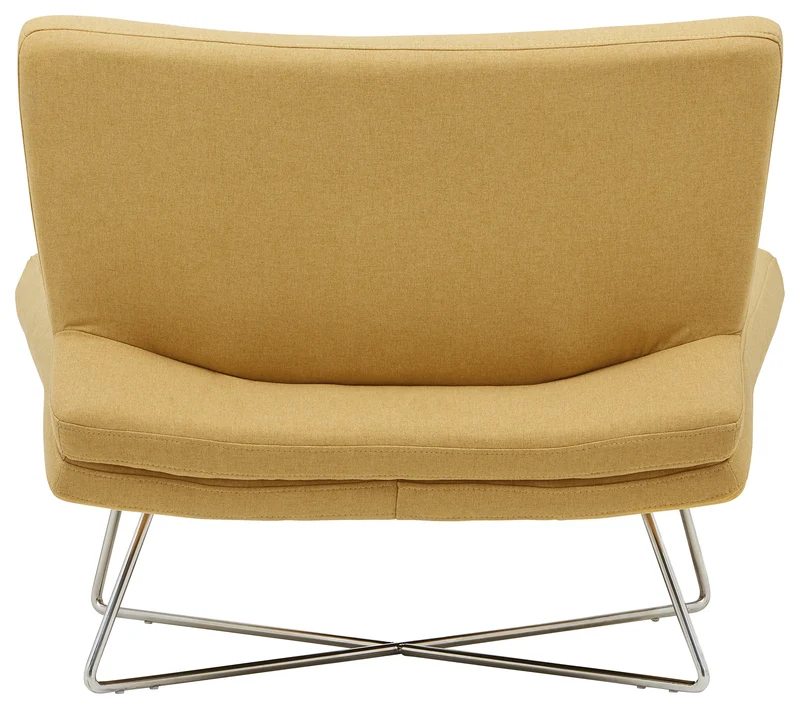 Marque Amazon - Rivet Farr Lotus - Chaise d'appoint, Canari