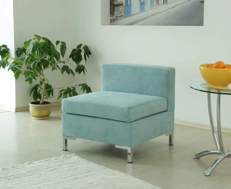 Marque Amazon - Movian - Fauteuil modulaire City Club (sans accoudoirs), Turquoise
