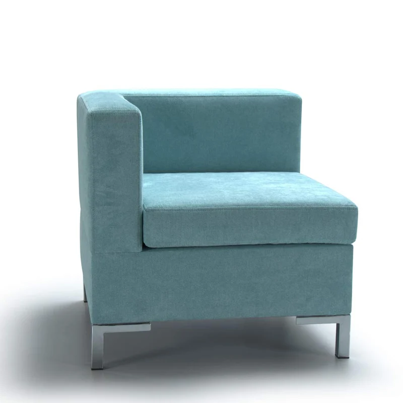 Marque Amazon - Movian - Fauteuil modulaire City Club (avec accoudoir droit), Turquoise