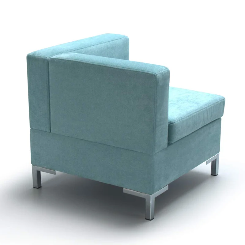 Marque Amazon - Movian - Fauteuil modulaire City Club (avec accoudoir droit), Turquoise