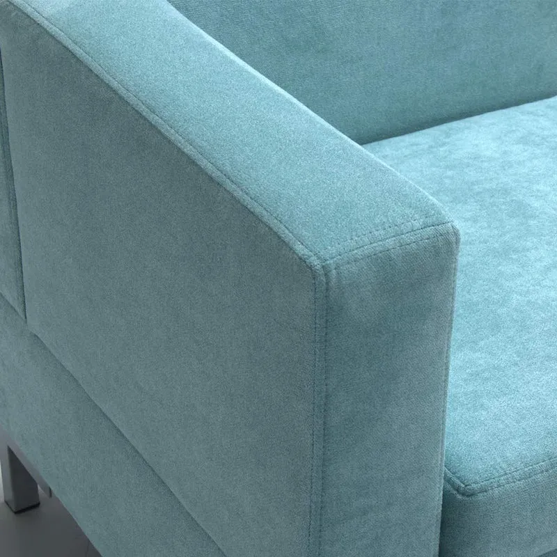 Marque Amazon - Movian - Fauteuil modulaire City Club (avec accoudoir gauche), Turquoise