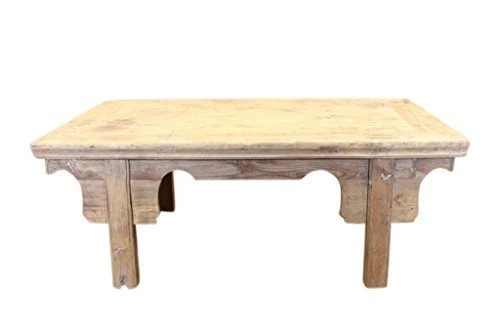 Luxury-Park Asia la Chine Table Basse Antique env. 120 Ans Bois Naturel