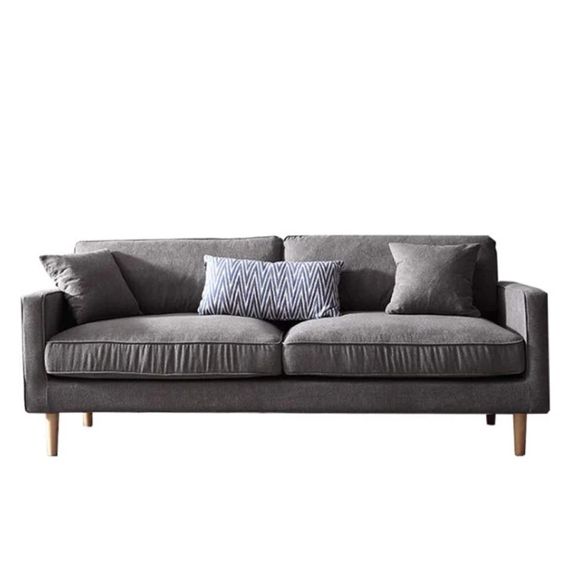 HONGSHENG Moderne Et Minimaliste vers Le Bas Tissu De Latex Canapé Double Siège Amovible Décontracté Et Facile À Déplacer,Down