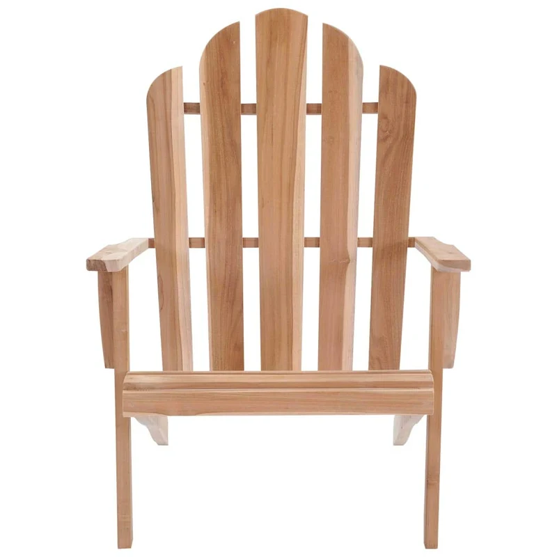 Tidyard Chaise Adirondack Bois de Teck pour Jardin ou Patio