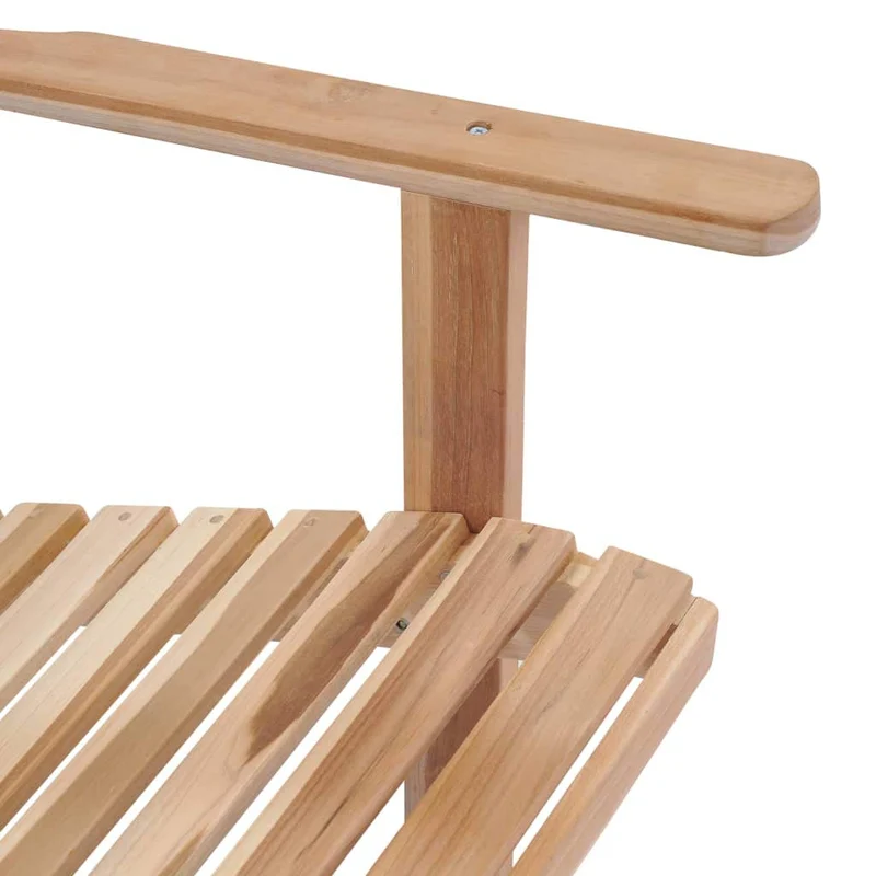 Tidyard Chaise Adirondack Bois de Teck pour Jardin ou Patio
