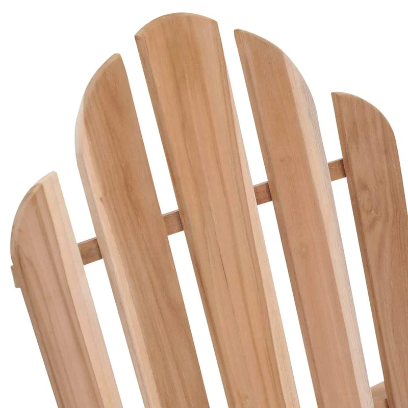 Tidyard Chaise Adirondack Bois de Teck pour Jardin ou Patio