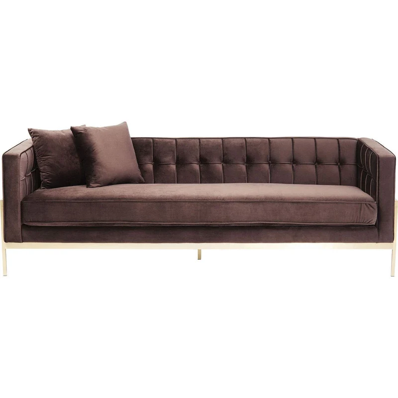 Canapé Loft marron 3 places Kare Design