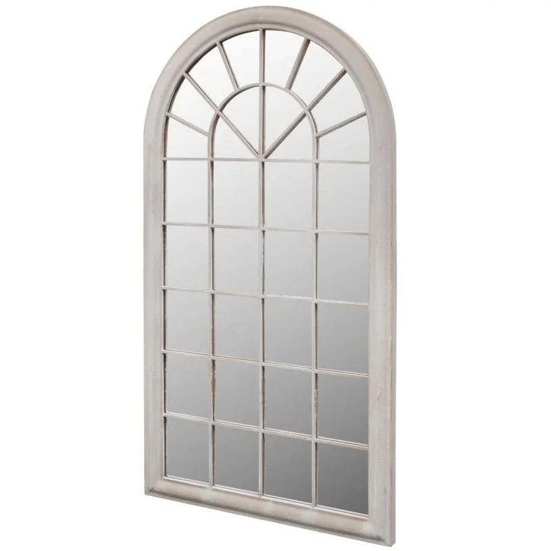 Vislone Miroir de Jardin Design Antique pour Intérieur et Extérieur 116 x 60 cm