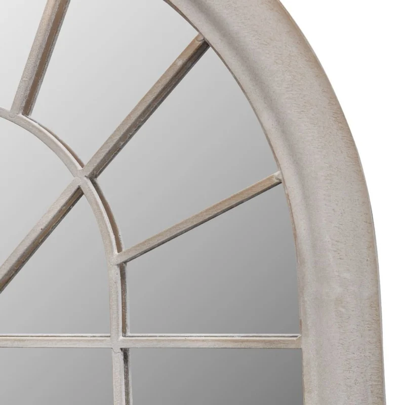 Vislone Miroir de Jardin Design Antique pour Intérieur et Extérieur 116 x 60 cm