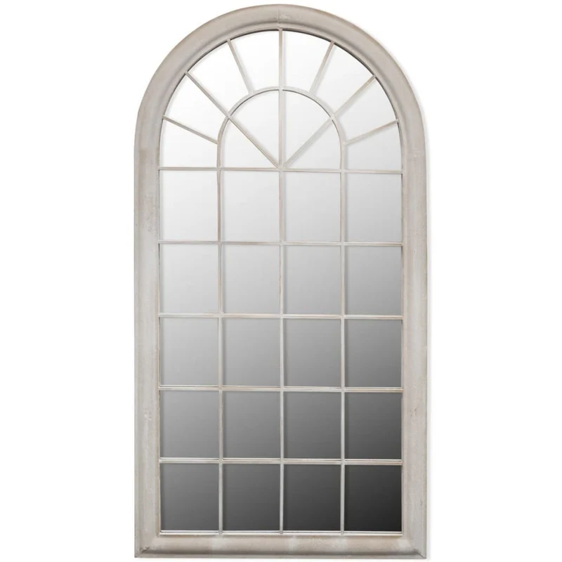 Vislone Miroir de Jardin Design Antique pour Intérieur et Extérieur 116 x 60 cm