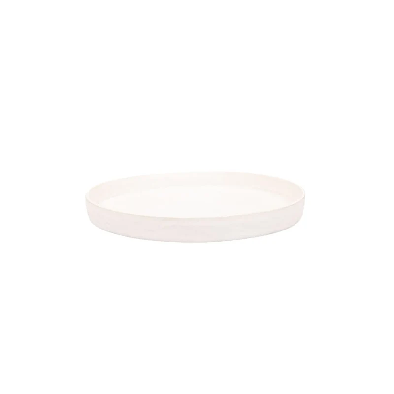 Recycled Stoneware Plate | White | 23x3cm