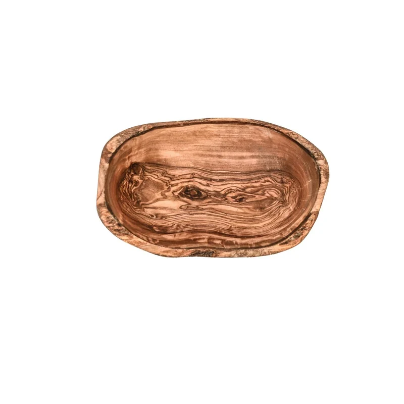 Olive Wood Aperitive Bowl | 14x9cm