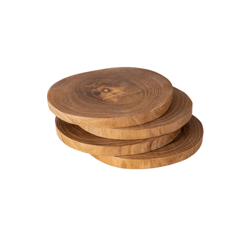 Rustic Coaster | Set of 4 | Beeswax 9x12cm