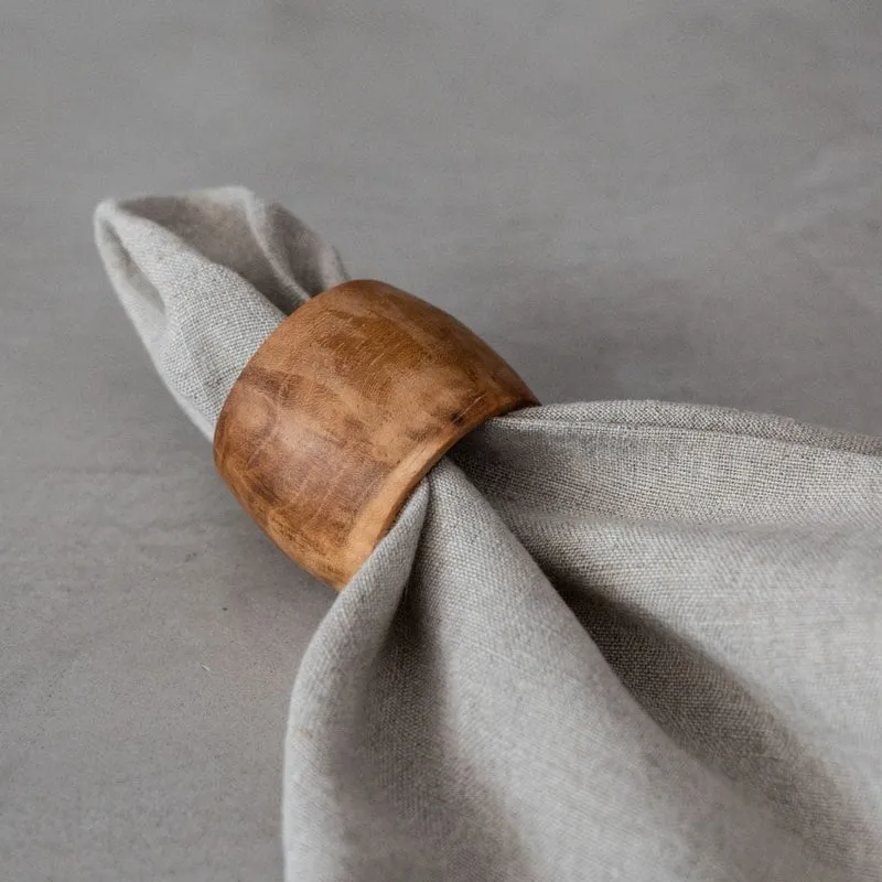 Teak Napkin Ring | Natural