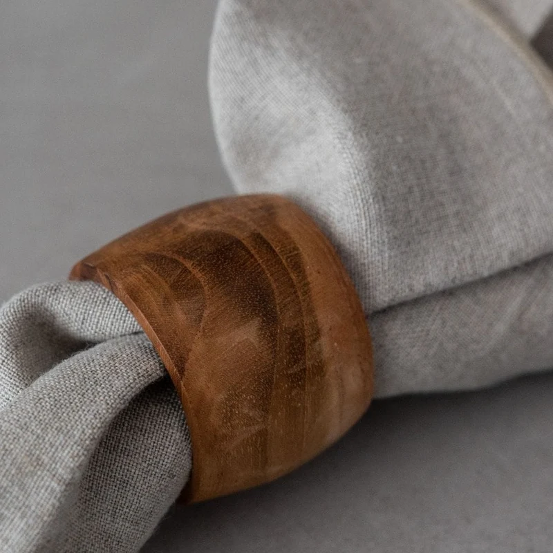 Teak Napkin Ring | Natural