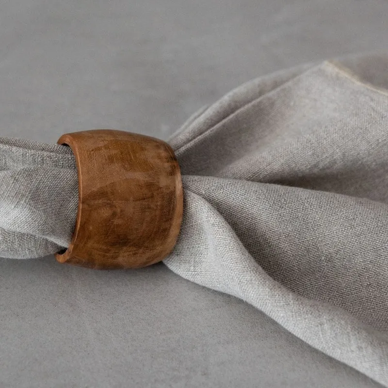 Teak Napkin Ring | Natural