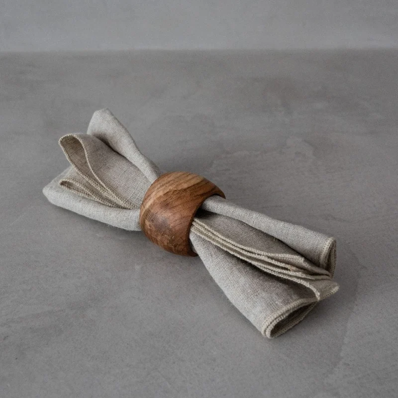Teak Napkin Ring | Natural