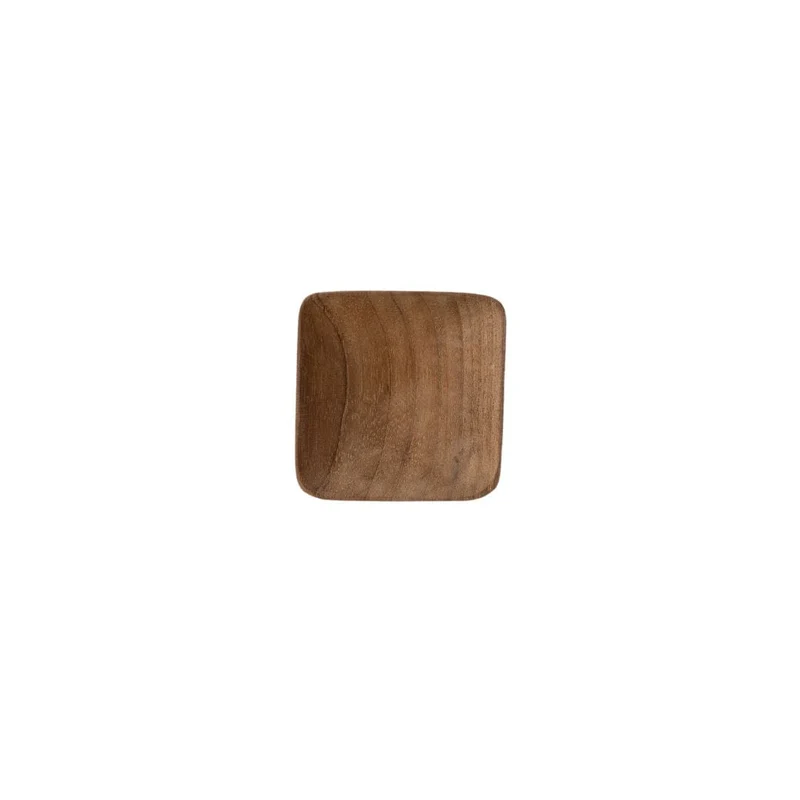 Teak Sauce Dish | 6x6cm