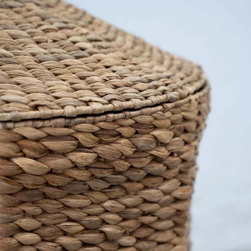 Water Hyacinth Basket | Ø40x40cm