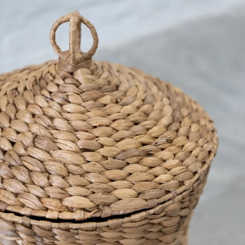 Water Hyacinth Basket | Ø40x40cm