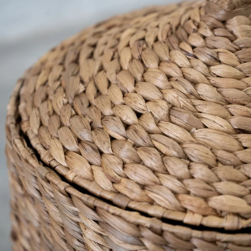 Water Hyacinth Basket | Ø30x30cm
