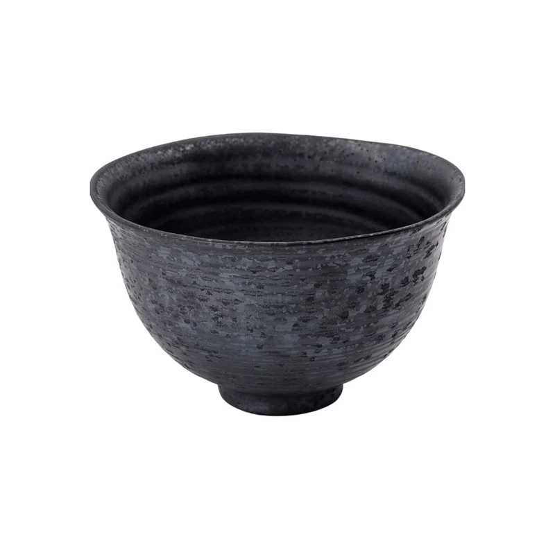Pion Stoneware Bowl | Black 19.5x11.5cm