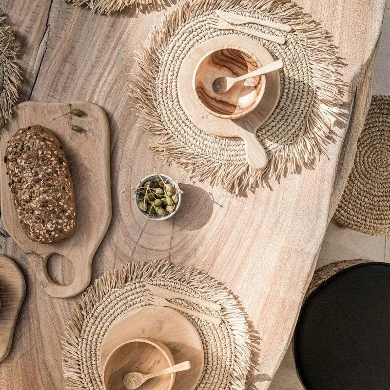 Teak Cutting Board - Abstract | 40cm