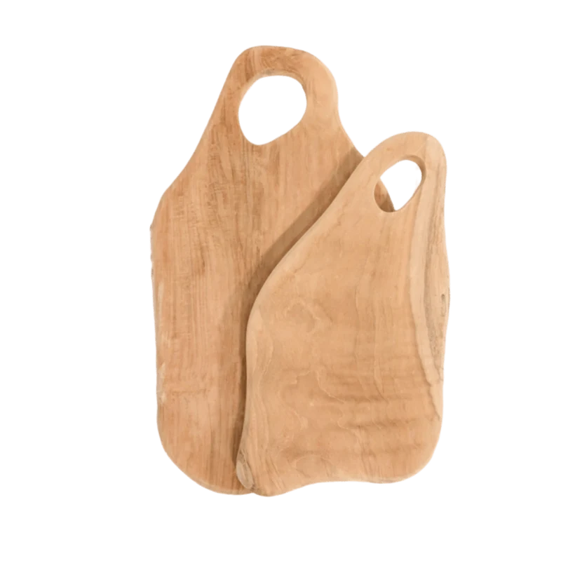 Teak Cutting Board - Abstract | 40cm