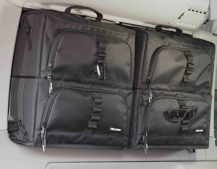 Fenstertaschen-Set für VW T5 T6 T6.1 California Beach(2 Taschen/1 Träger) - modular erweiterbar