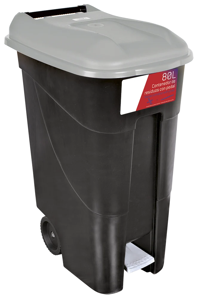 Conteneur à déchets 80L série GO Gris