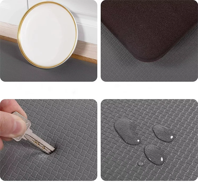 Tapis de Cuisine Antifatigue Imperméable Antidérapant